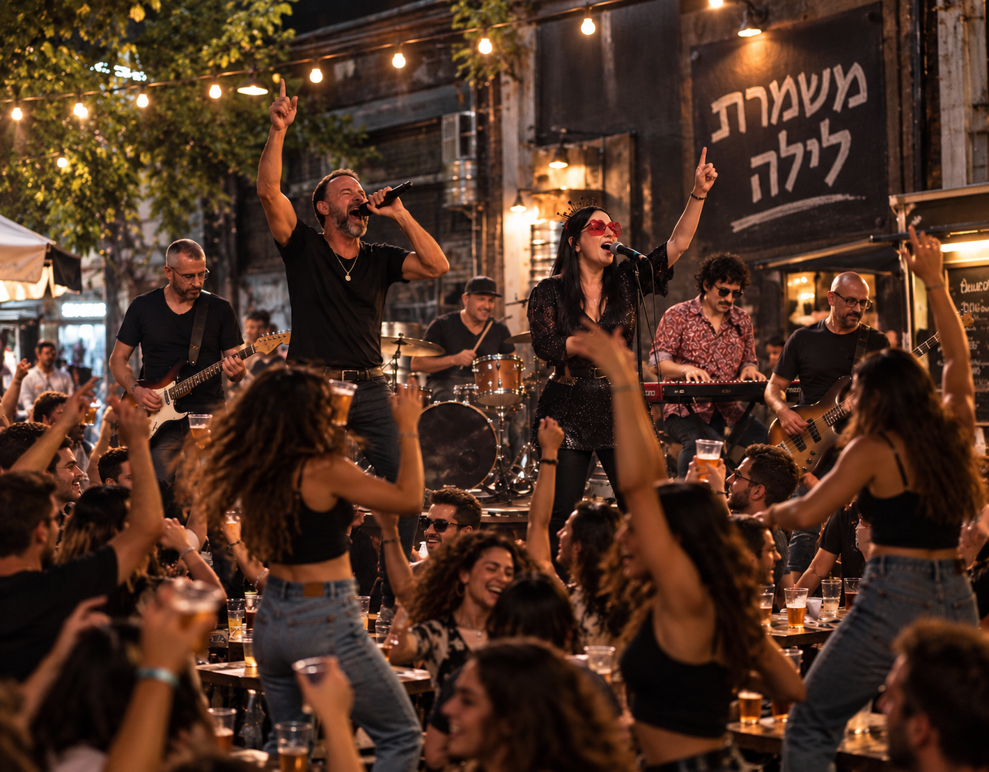 להקת משמרת לילה בהופעה